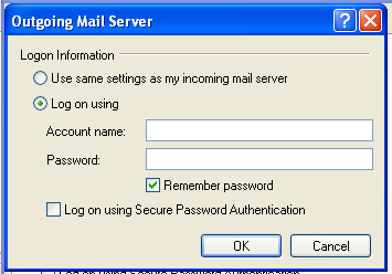 Outgoing Server