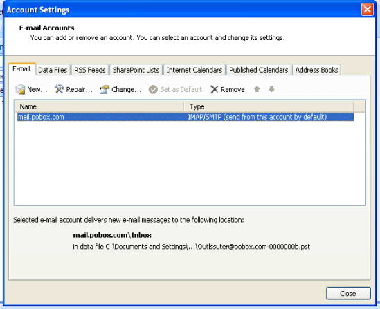 Select Account